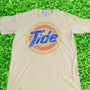 Tide Distressed Vintage Graphic T-Shirt Size M